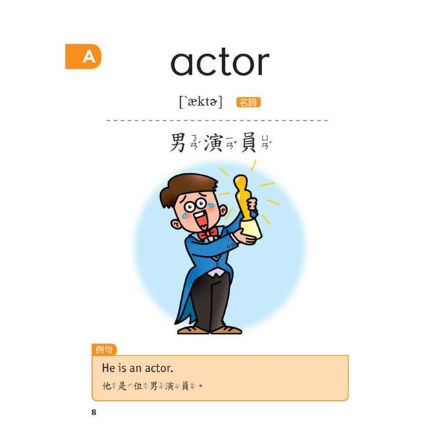 美國幼兒園常用500字典(QRcode有聲書)
